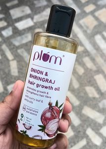 Plum Onion &amp; Bhringraj Hair Growth Oil 💜