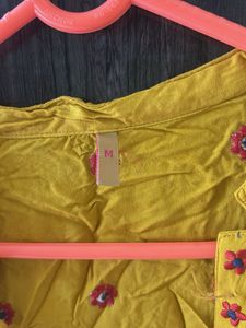 Embroidered Yellow Jacket