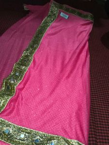 Elegant Pink Saree