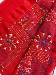 Duppata With Handmade Work