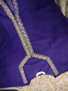 Purple Kurta Set