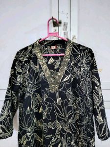 Floral Print Tunic Top