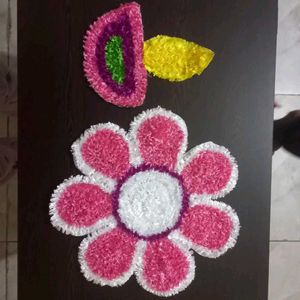 Cute Flower Rangoli