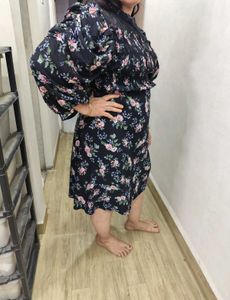 Floral Print Pretty Dress