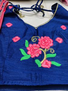 Blue - Pink Lahenga Choli❤️‍🔥Marriage Offer