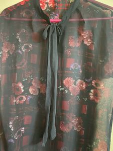 Black and Red Top - M Size