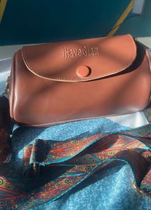 Have Glam Brown Crossbody Bag