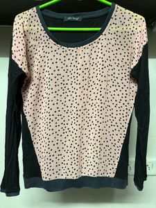 Cute Pink Heart Print Top💕🩷