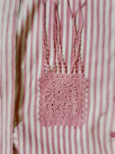 Pink Top With Cute Design 💜