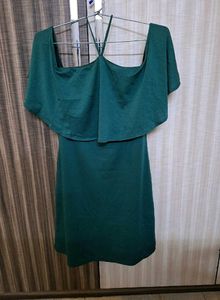 Green Off Shoulder Beautiful Dress