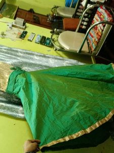 Green &amp; Gold Formal Dress