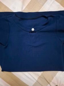 Cute Navy Blue Mini Dress