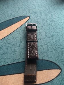 Dark brown Genuine Leather Watch Strap