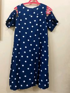 Shoulder Cut Dress