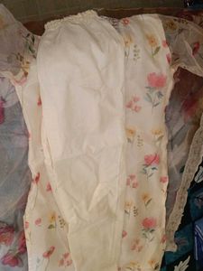 Organza Floral Partywear Suit