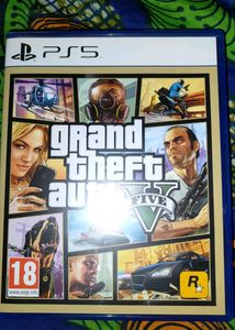 PS5 GTA 5 CD latest edition used-0 times.....