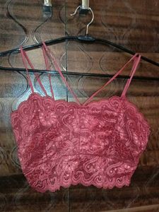 Red Lace Bralette