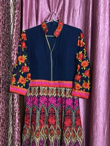 Embroidered Anarkali Dress