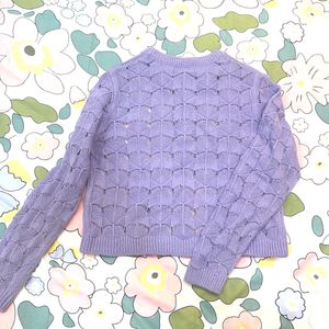 Crochet Knit Sweater