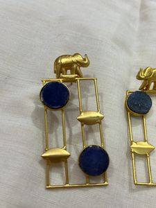 18K Plated Contemporary Earrings