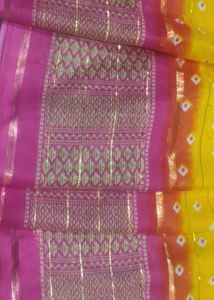 Beautiful Yellow With Dark Pink Pallu&amp;blouse