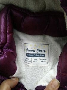 Cute Purple Puffer Jacket