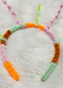 Combo Of Hairband And Scrunchie (HANDMADE)