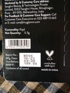 MyGlamm Super Kohl Long Stay Kajal