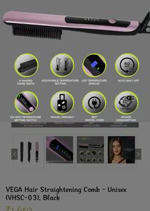 Vega Hair Straightening Brush