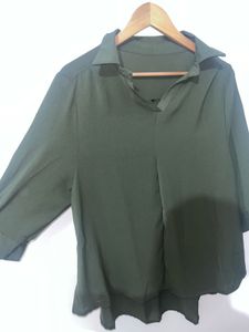 Olive Green Top