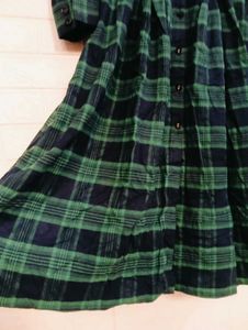 Green Plaid Dress