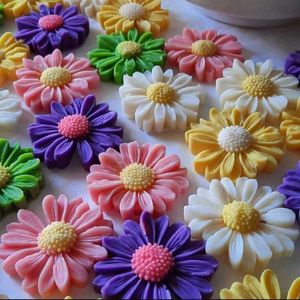 Colorful Daisy Flower Charms