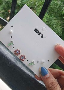 Cute Earring Set ( Of 3 )