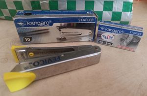 ✨Kangaro Stapler HD 10 steel with 1 Box Stapler pin Free🔥