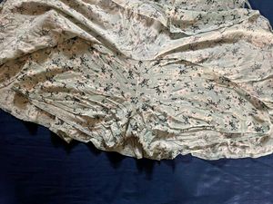 Floral Print Mini Skirt With Shorts Inside