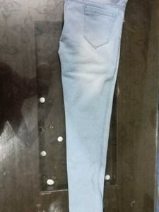 Light Blue High Waist Denim
