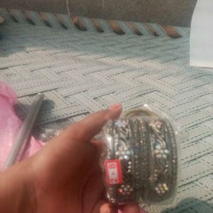 Silver Bangle Set Unused