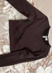 Ribbed Long Sleeve Top