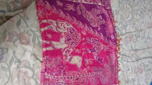 Pink Elephant &amp; Camel Scarf