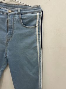 Women Sportking Flared Denim Waist 30 Stretchable