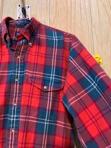 GANT Flannel Shirt - Red Plaid