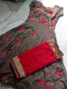 New Gown Dupatta Set