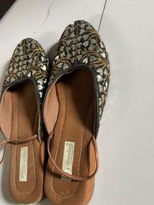 Embroidered Flats & Sandals