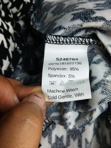 Houndstooth Print Pants