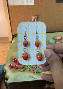 Strawberry Dangle Earrings