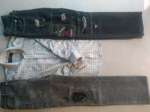 Men's Jeans and Shirt Bundle