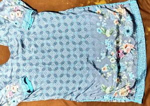 Floral Print Kurti Salwar