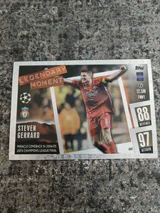 Match Attax Steven Gerrard UCL Legendary Moment