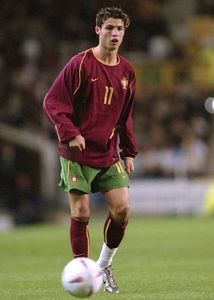 Portugal 2002 home ronaldo 11 football jersey