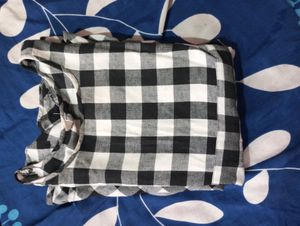 Women Black And White Maternity  Long Kurta..